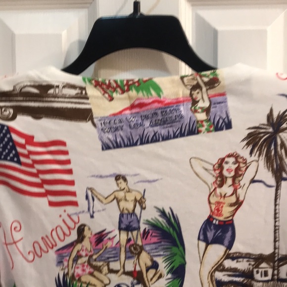 ⚡️FINAL PRICE⚡️ Vintage Pinup Hawaii Summer July Top - Picture 13 of 16